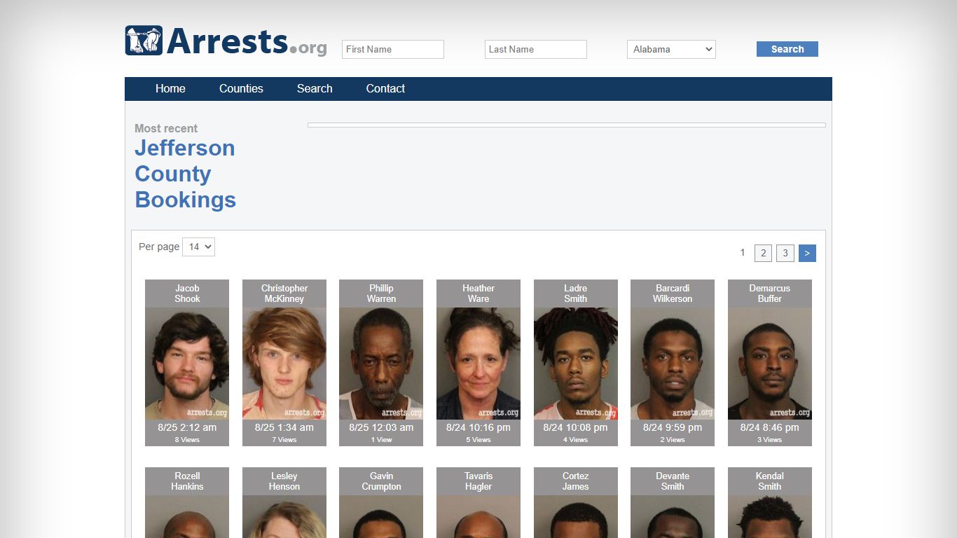 Jefferson County Arrests and Inmate Search